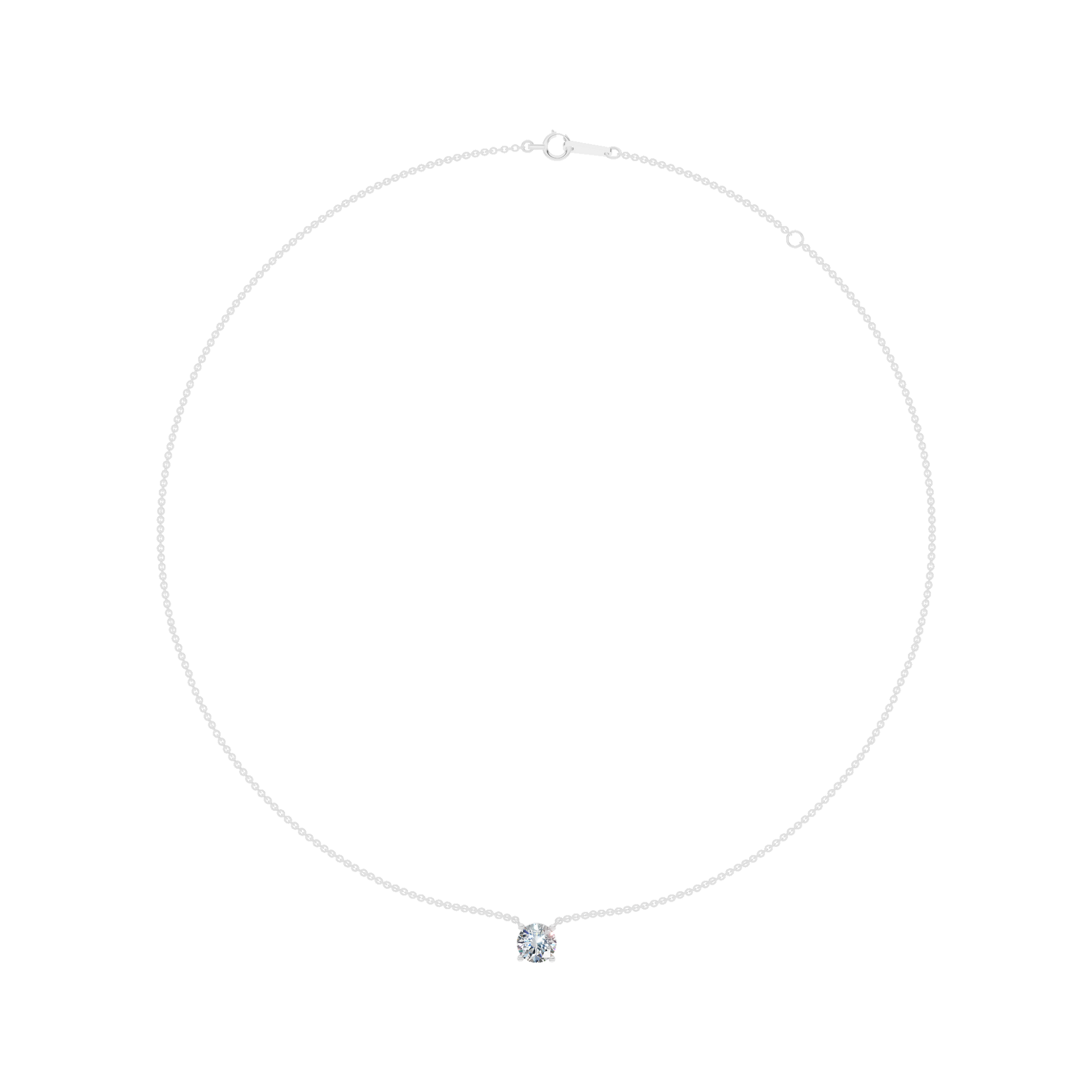Luminous Solitaire Necklace